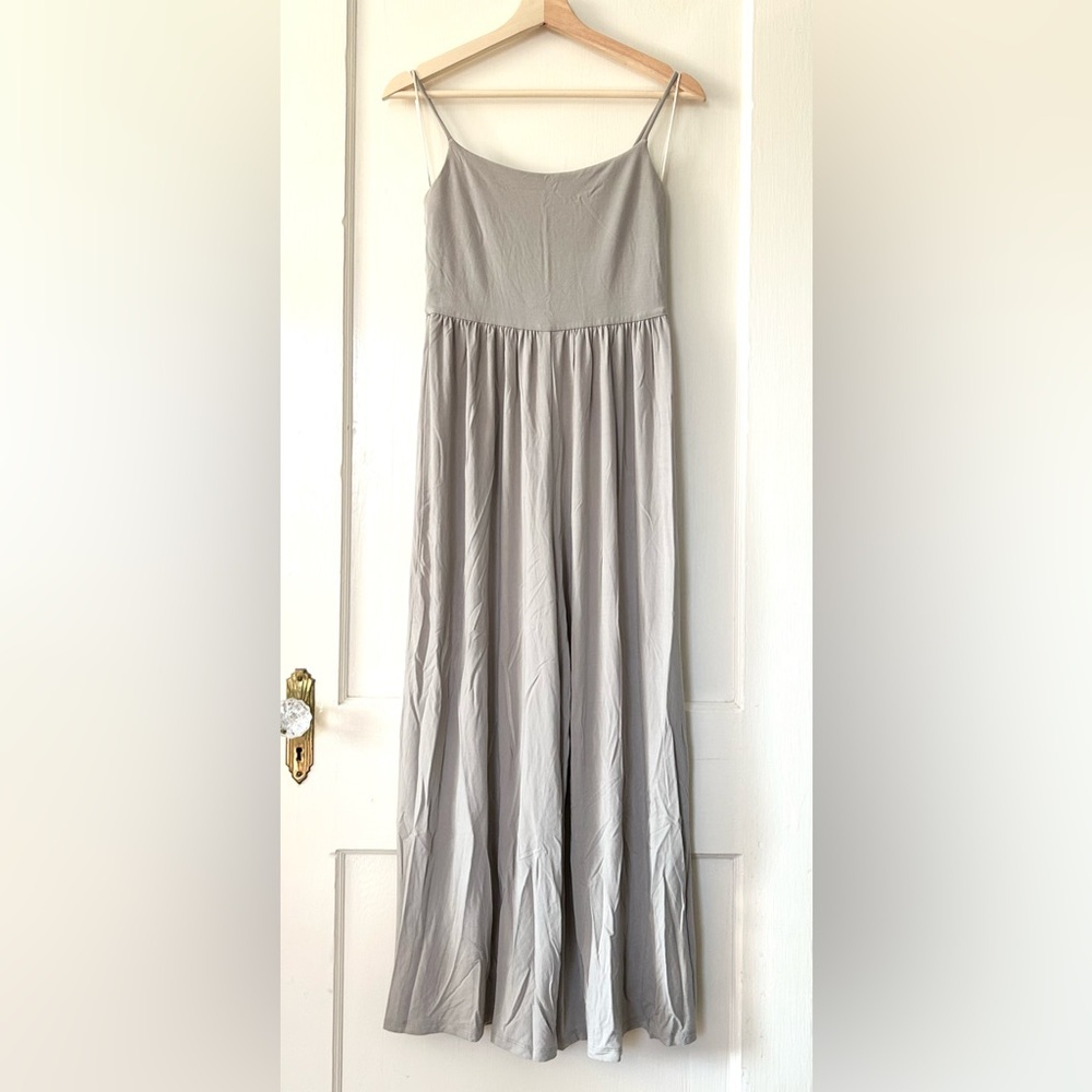 Aritzia Wilfred Market Wide Leg‎ Jumpsuit Basalt Gray S - Picture 4 of 8